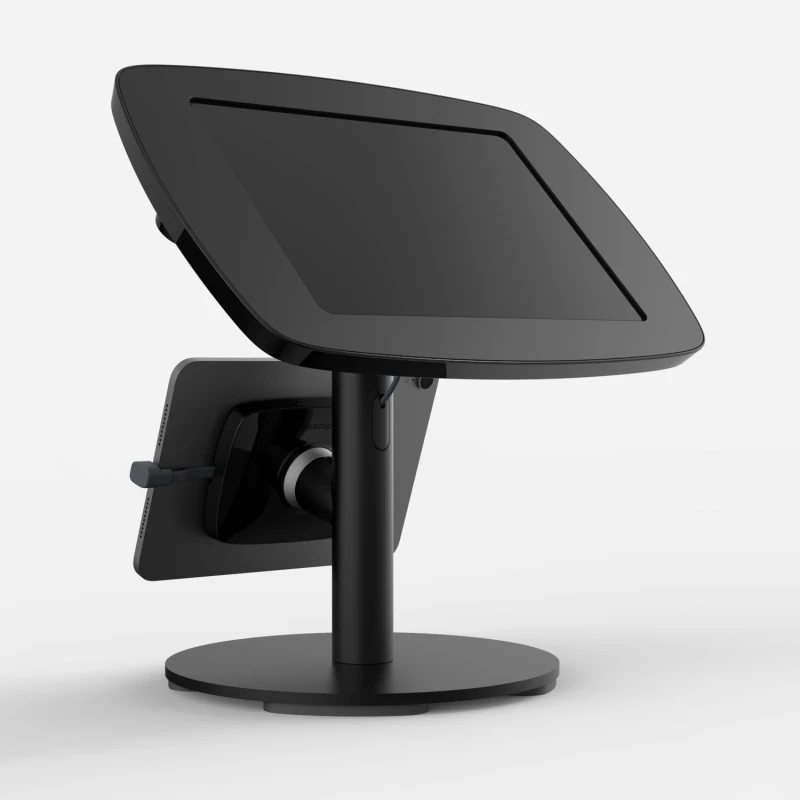 Image of Bouncepad Original Twin + Counter Base Apple iPad Pro 5th Gen 11" (2024) Black Covered Front Camera and Home Button TWCO-B1-PM5-MX