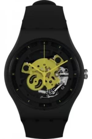 Image of Swatch Time To Yellow Big Bioceramic Watch SO32B111