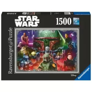 Image of Star Wars Jigsaw Puzzle Star Wars Boba Fett Bounty Hunter (1500 pieces)