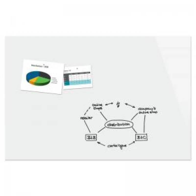 Image of Sigel Be!Board Magnetic Glass Drywipe Board Super White DD...