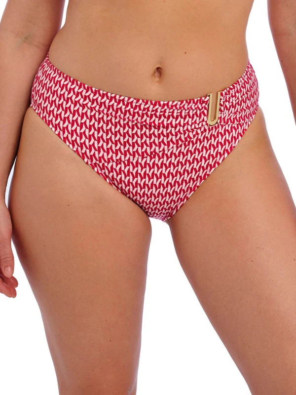 Image of Fantasie Womens Koh Lipe Bikini Brief in Red Size: 10 Red Female 10