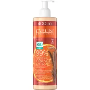Image of Eveline Cosmetics Bio Organic Natural Orange Extract Nourishing and Firming Body Cream with a Warming Effect 400ml
