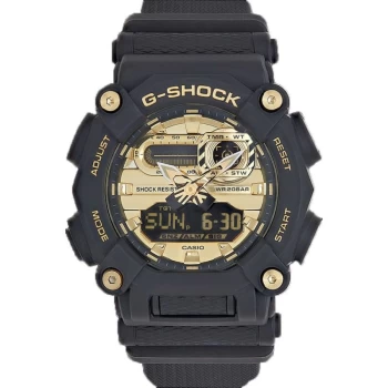 Image of Mens G-Shock GA-900AG-1AER Gold Tone Dial Wristwatch Colour - Black