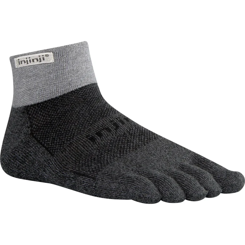 Image of Mini-crew trail socks Injinji Noir Unisex 37/40
