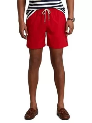 Image of Polo Ralph Lauren Traveller Swimshort, Red Size M Men