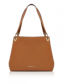 Image of Michael Kors Raven large shoulder tote bag Tan