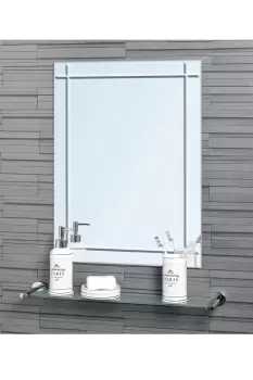 Image of 'Marylebone' Rectangular Mirror 60cmx45cm