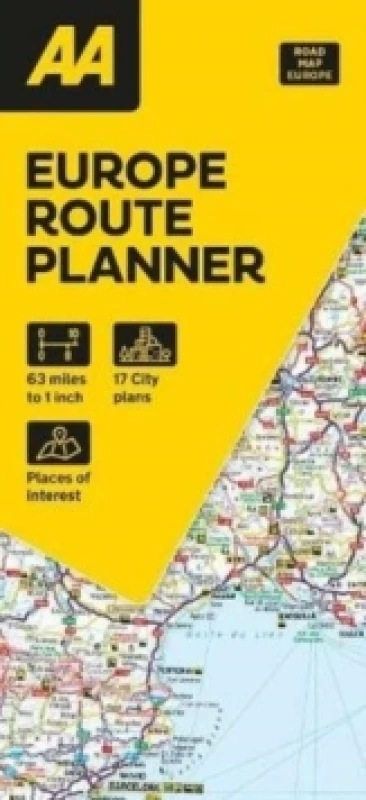 Image of Road Map European Routeplanner Books