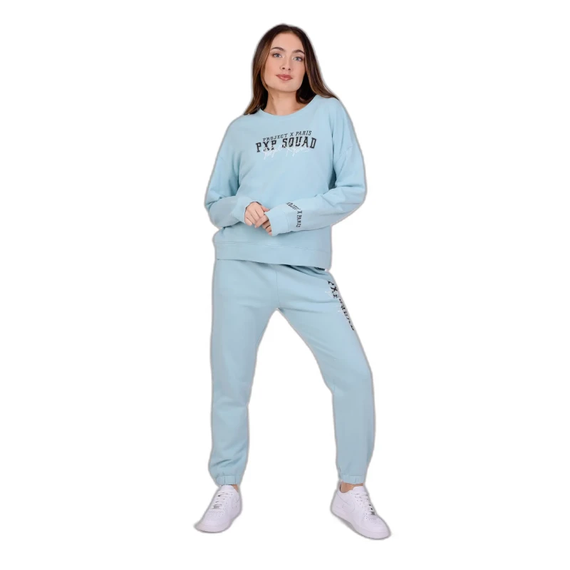Image of Project X Paris Sweatshirt Crewneck woman Project X Paris squad Bleu Female XS