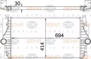 Image of Air Conditioning Heat Exchanger 8ML376756-141 by BEHR