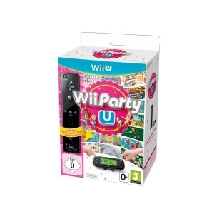 Image of Wii Party U Inc Black Remote Plus Game Wii U