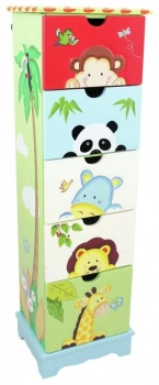 Image of Fantasy Fields Sunny Safari 5 Drawer Cabinet.