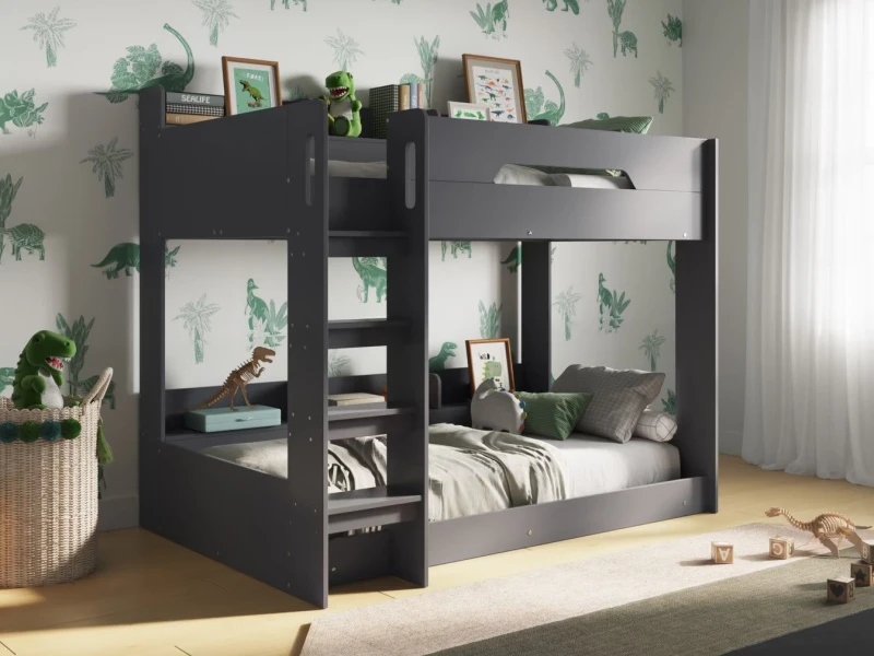 Image of Flair Gravity Bunk Bed in Grey Size: Single Grey Unisex Single