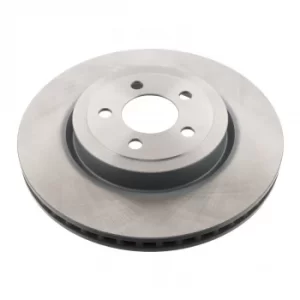 Image of Pair of Brake Discs 43944 by Febi Bilstein Front Axle