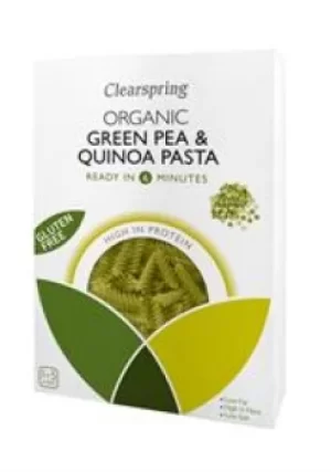 Image of Clearspring Organic Gluten Free Green Pea & Quinoa Pasta 250g
