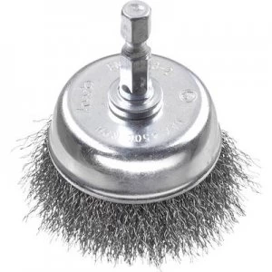 Image of kwb CUP BRUSH, HSS STEEL WIRE, CORRUGATED 606230