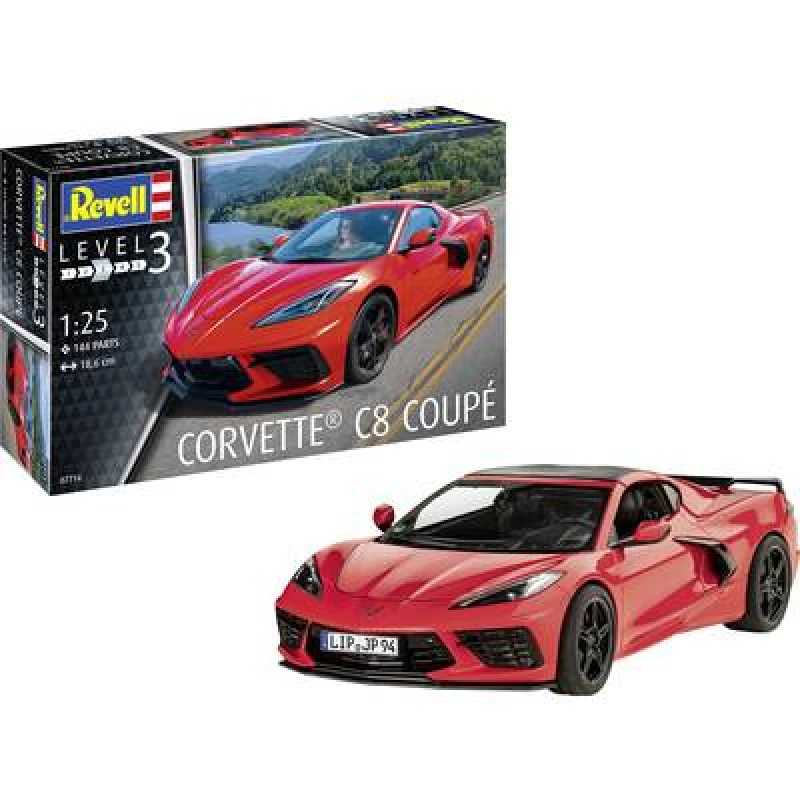Image of Revell Revell 07714 Corvette C8 Coupe Model car assembly kit 1:25 07714