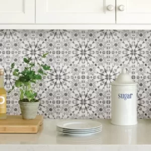 Image of InHome Catalan Self Adhesive Backsplash Tiles Grey
