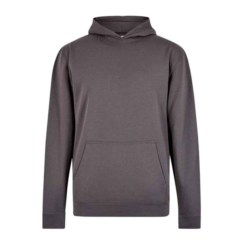 Image of Kustom Kit Mens Regular Hoodie in Charcoal Size: Small Charcoal Male S