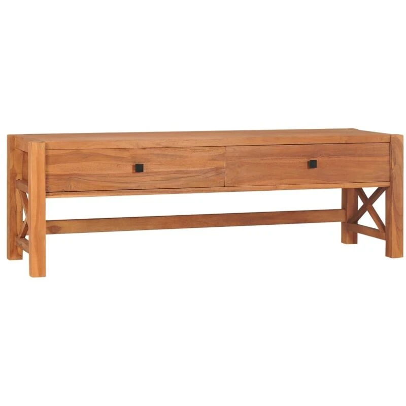 Image of VIDAXL TV Cabinet 140x40x45cm Teak Wood Vidaxl 8720286113257