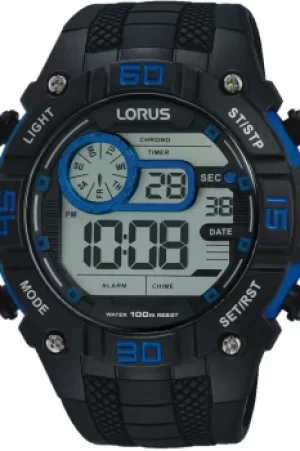 Image of Mens Lorus Digital Alarm Chronograph Watch R2353LX9