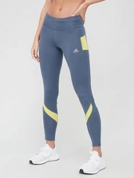 Image of Adidas Own The Run Leggings - Blue