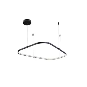 Image of Kriva Ceiling Pendant LED Matt Black