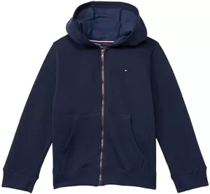 Image of Tommy Kids Boys' Essential Zip Up Hoody - Sky Captain - 10 Years