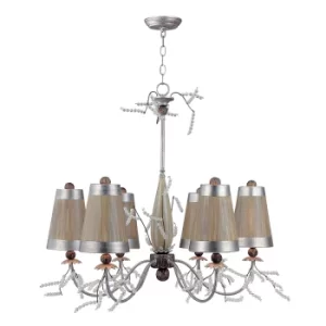 Image of Kristal Luxe Multi Arm 6 Light Chandelier