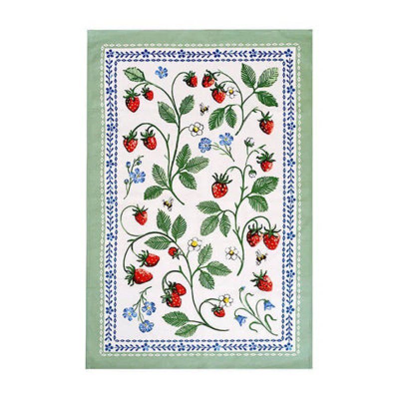 Image of Ulster Weavers Strawberry Patch Cotton Tea Towel