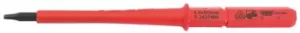 Image of Ergo Plus Plain Slot VDE Interchangeable Screwdriver Blade 4mm x 100mm 9651P 24738