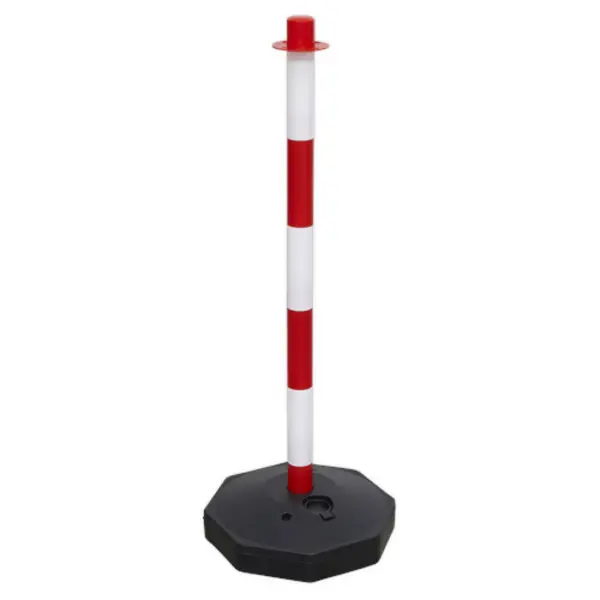Image of Sealey Red/White Post with Base RWPB01