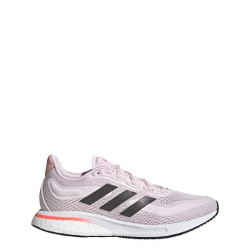 Image of adidas Supernova Shoes Womens - Almost Pink / Carbon / Turbo