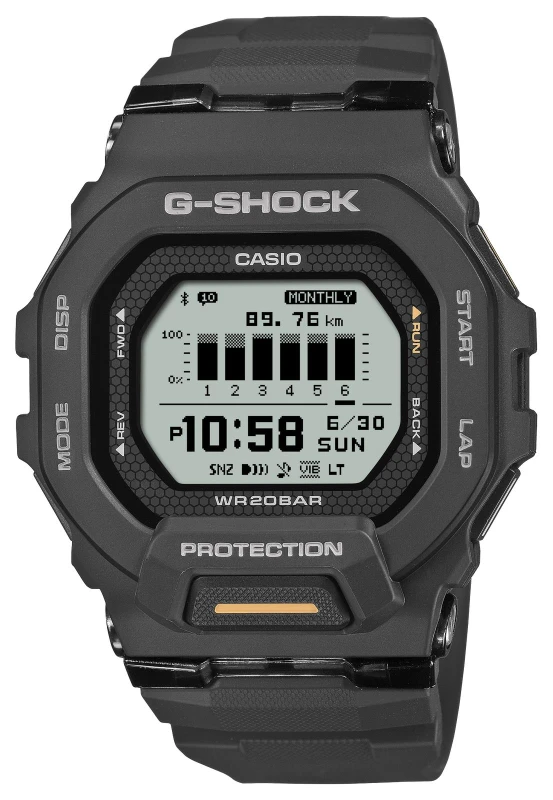 Image of Casio GBD-200-1A1ER G-Shock G-Squad GBD-200 Series (45.9mm) Watch