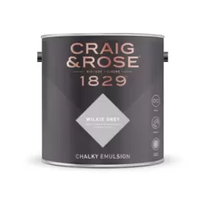 Image of Craig & Rose Chalky Emulsion Wilkie Grey - 5L