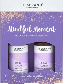 Image of Tisserand Aromatherapy Mindful Moment Real Calm Bathtime Collection 2 x 100ml