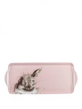 Image of Royal Worcester Wrendale Pink Rabbit Sandwhich Tray