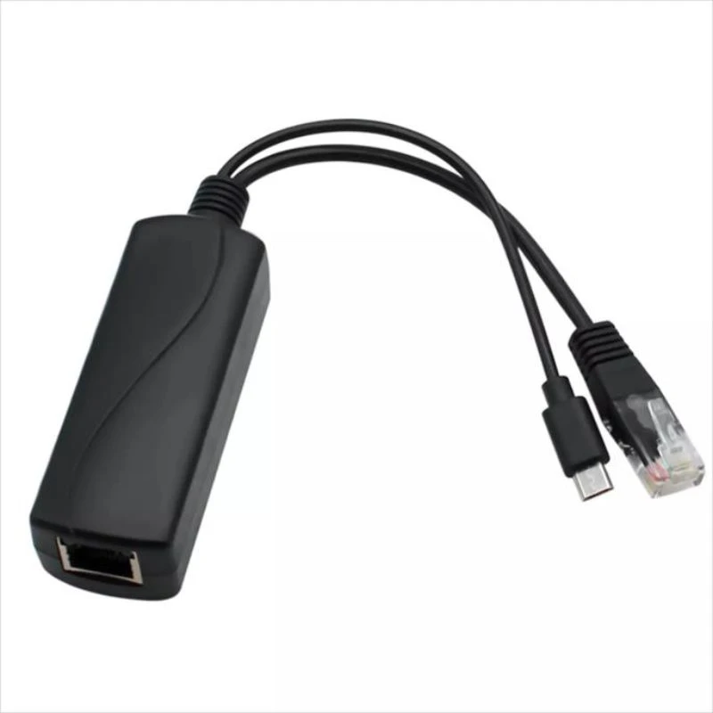 Image of FDL ACTIVE PoE SPLITTER - 48V TO 5V / 2.4A - RJ45 & MICRO USB