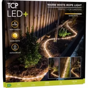 Image of TCP Garden Rope Light IP65 Warm White 5M