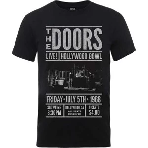 Image of The Doors - Advance Final Unisex Medium T-Shirt - Black