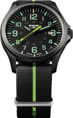Image of Traser H3 Watch Active Lifestyle P67 Officer Pro GunMetal Black/Lime