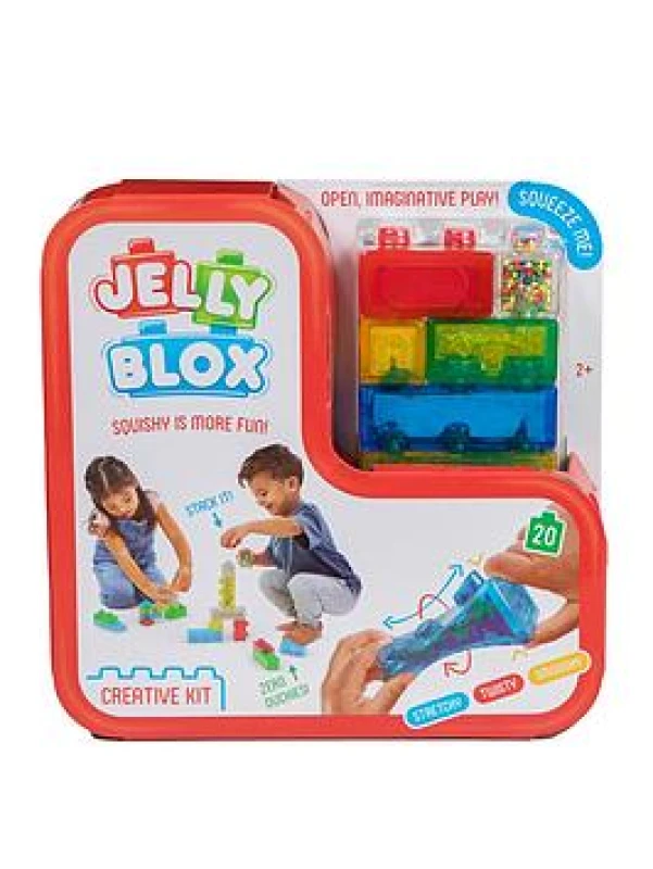 Image of Jelly Blox Jelly Bloks Sensory Building Blocks Starter Kit