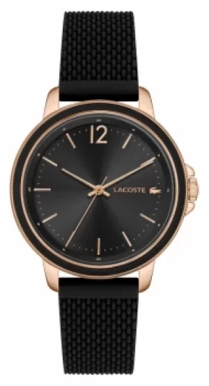 Image of Lacoste SLICE Womens Black Silicone 2001198 Watch
