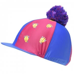 Image of Shires Tikaboo Hat Cover Childrens - Pink Giraffe