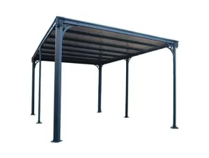 Image of Palram Milano 4300 Garden Gazebo Grey