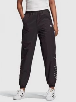 Image of Adidas Originals Large Logo Track Pants - Black