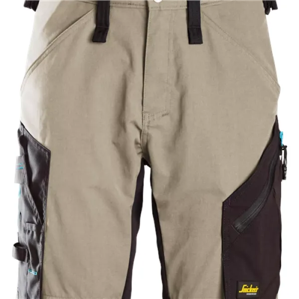 Image of Snickers LiteWork 37.5 Work Shorts - Khaki/Black - 54