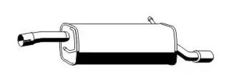 Image of VEGAZ FS-647ERNS Rear silencer Rear End Silencer (3437)