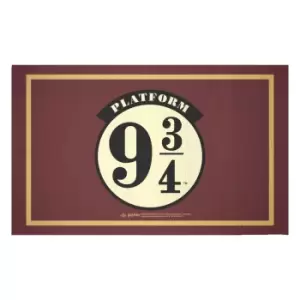 Image of Decorsome x Harry Potter Platform 9 And 3/4 Woven Rug - Small