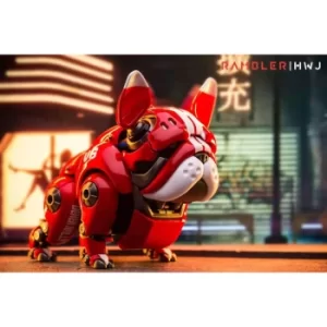 Image of Mecha-Bulldog Action Figure (Red)